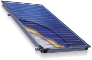 Плоские солнечные коллекторы разрез