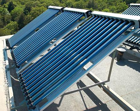 Вакуумный коллектор на крыше